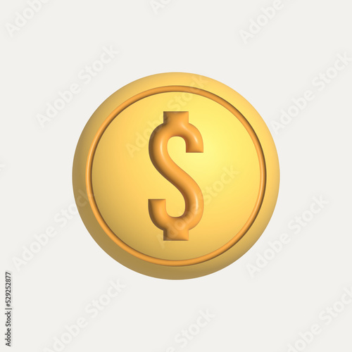 currency financial crisis 3d illustration