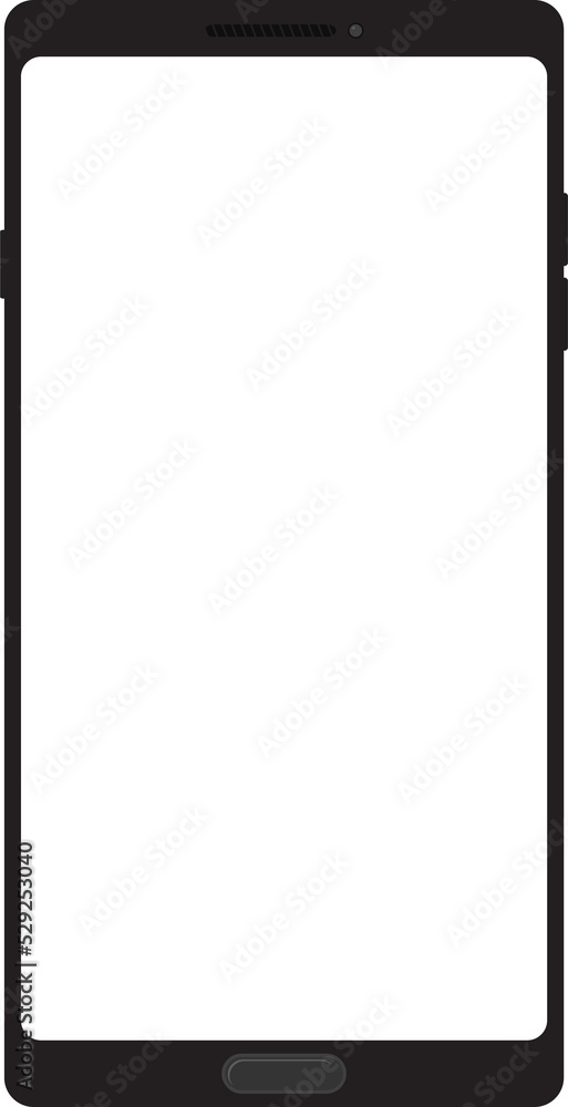 Transparent generic mobile phone illustration Transparent generic mobile phone illustration