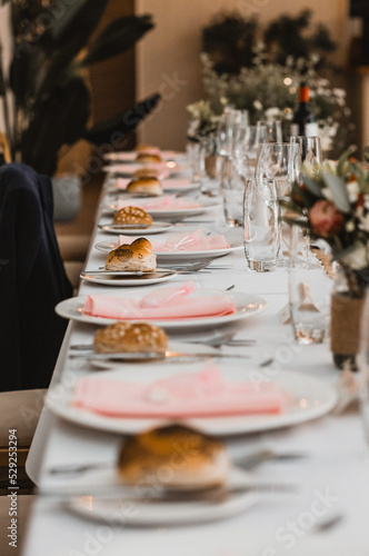 wedding table setting