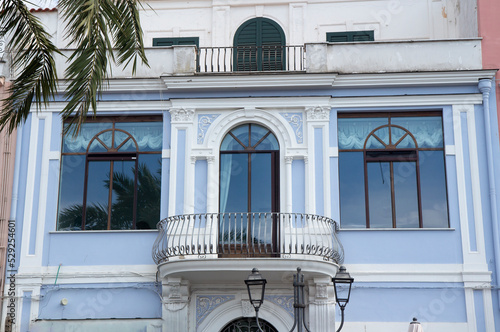 architectural detail of house in Casamicciola Ischia photo