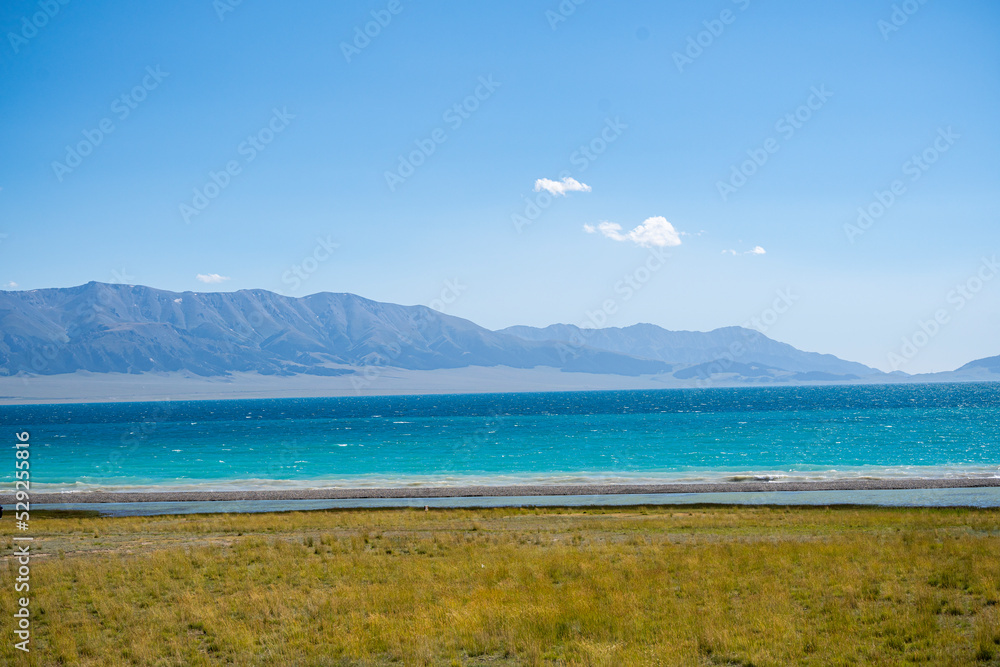 sailimu lake in Xinjiang China