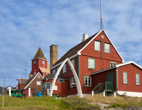 Fotomural Sisimiut, formerly known as Holsteinsborg, the second-largest city in Greenland