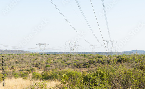 Electricity power lines 