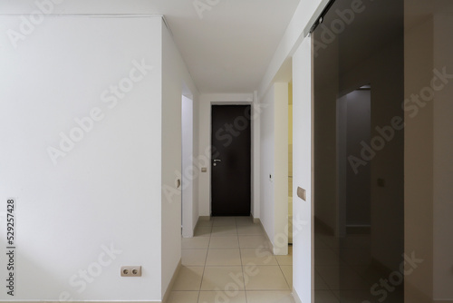 Empty corridor inside the house