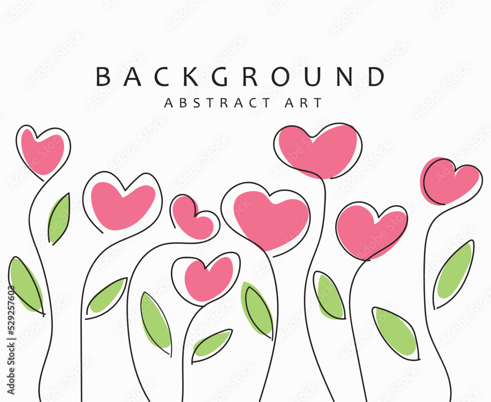 Hand Drawn Minimal Background, Abstract Art Background for Love, Artwork Design Hand Drawn Minimal Background, Abstract Art Background for Love, Artwork Design