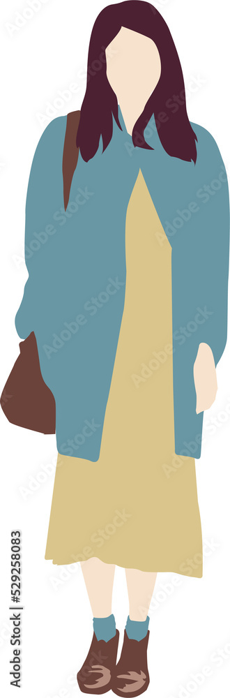 Street people stylish outfit vector illustration Street people stylish outfit vector illustration