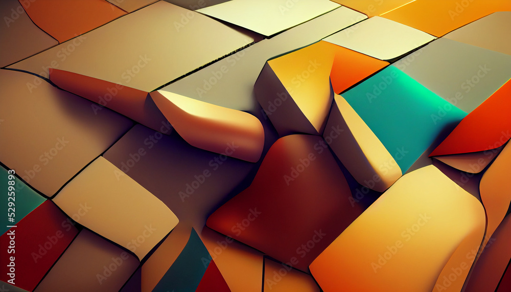 Fototapeta premium abstract background with squares