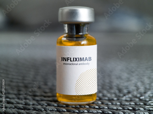 Infliximab injection bottle