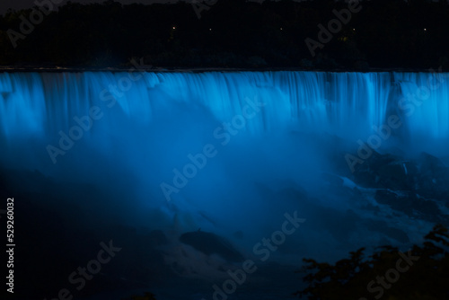 Niagara Falls Lights Long Exposure