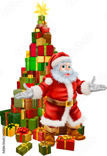 Santa Claus Christmas Tree ...
