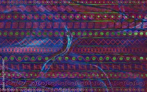 carpet of fabrics red blue and green texture graphic art design wallpaper