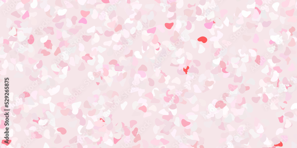 Light red vector pattern with abstract shapes. Light red vector pattern with abstract shapes.