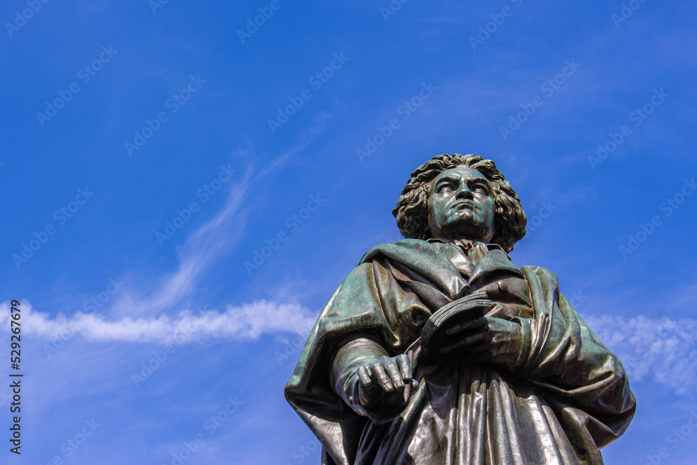 Restored statue of Ludwig van Beethoven Restored statue of Ludwig van Beethoven