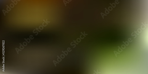 Dark green, yellow vector abstract blur texture.