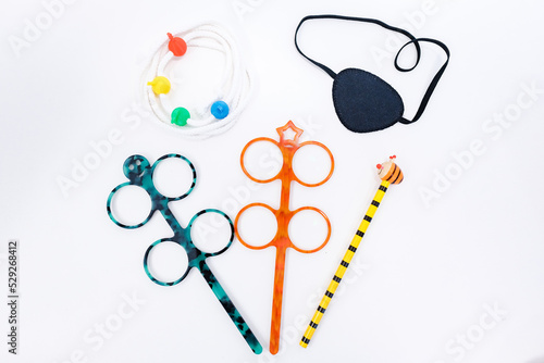 Kit for checking eyesight for kids photo