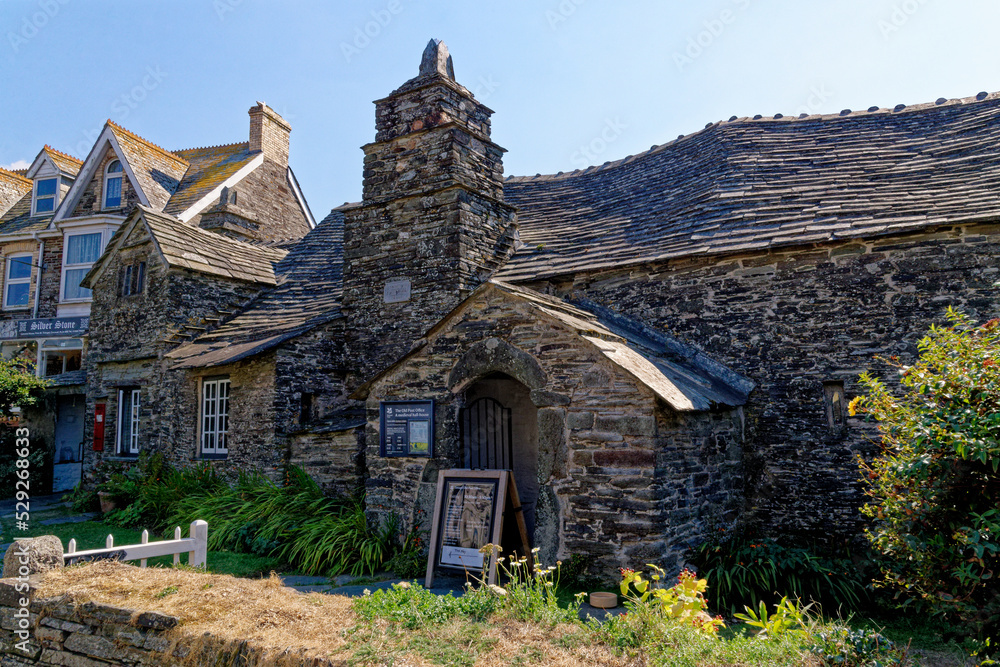 Fototapeta premium The Old Post Office - Tintagel - Cornwall UK