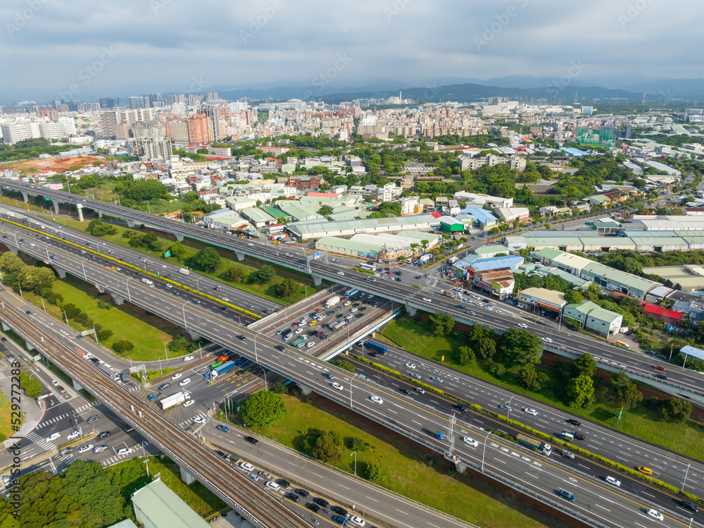 Top view of Lin Kou city