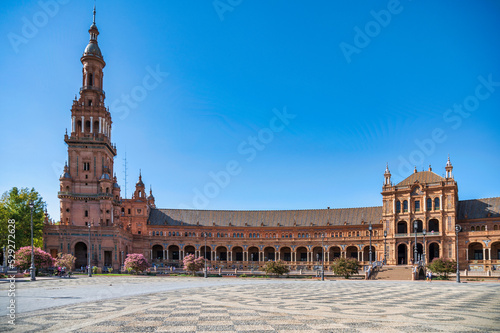 Sevilla downtown in spain