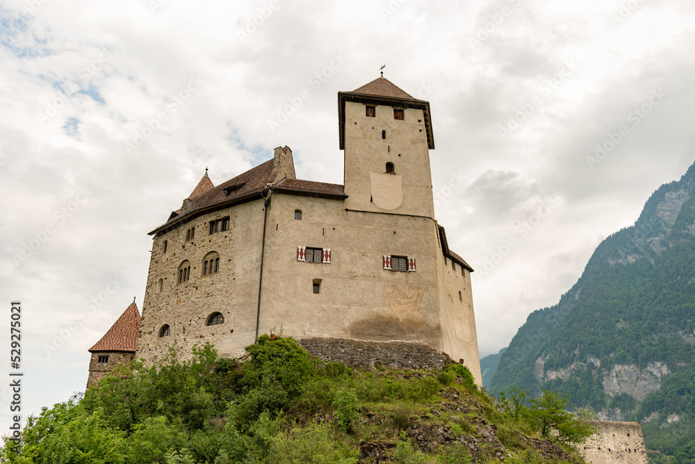 Gutenberg castle in Balzers in Liechtenstein Gutenberg castle in Balzers in Liechtenstein