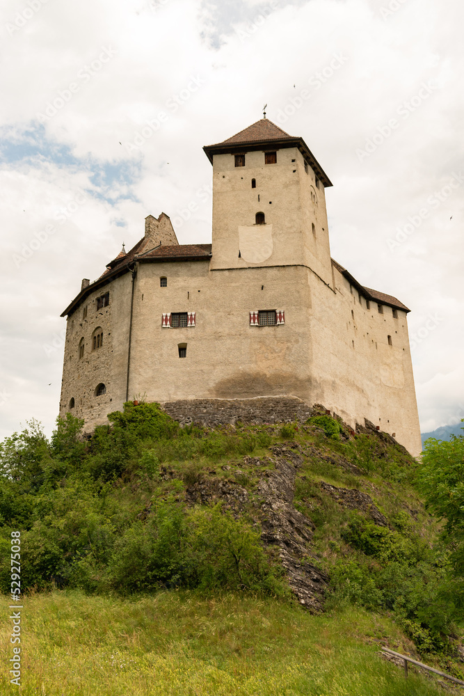 Gutenberg castle in Balzers in Liechtenstein