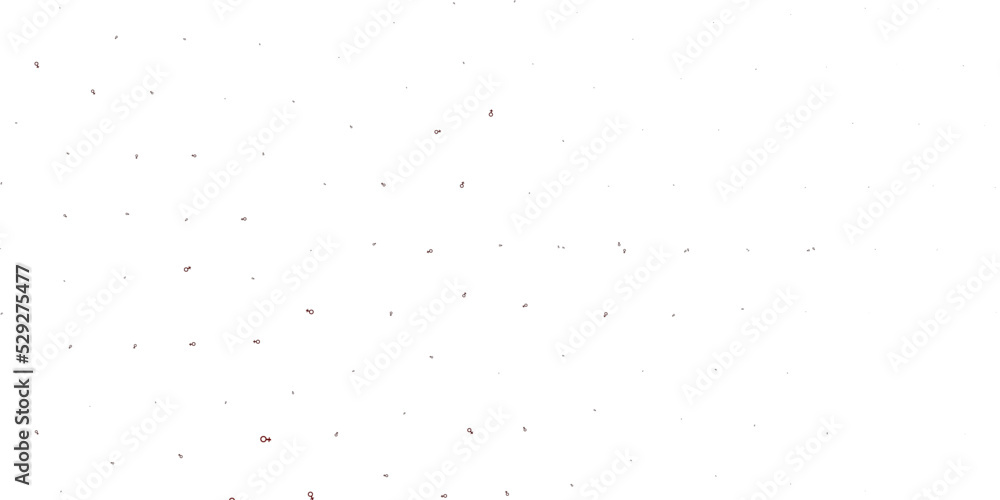 Light Red vector backdrop with woman's power symbols. Light Red vector backdrop with woman's power symbols.