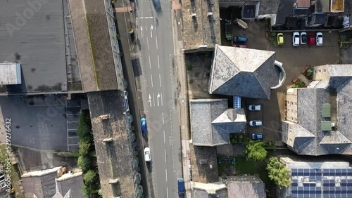 Aerial Hyperlapse of Cars Travelling on A659, Otley photo