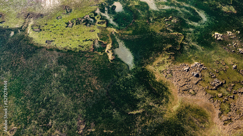 Aerial view of landscape