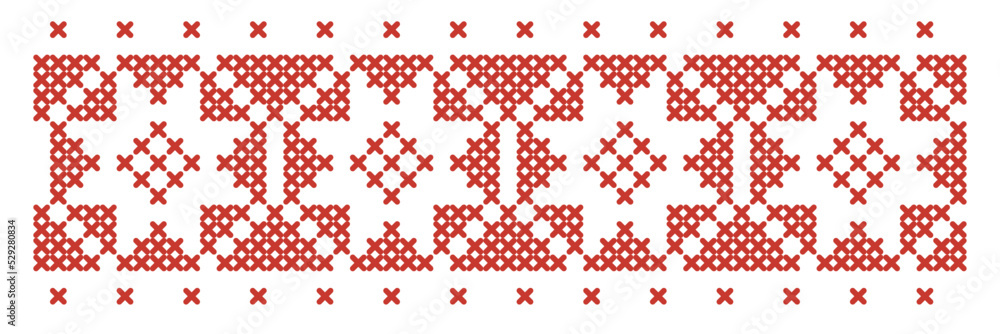 Scheme for embroidery stripe with diamonds Scandinavian style2 Scheme for embroidery stripe with diamonds Scandinavian style2