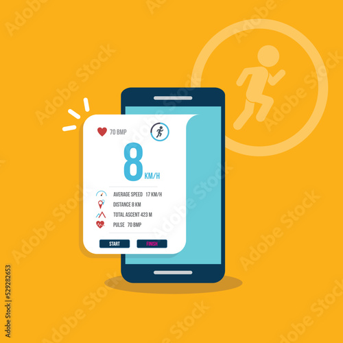 Free Download smartphone with running tracking app - GFXLoad
