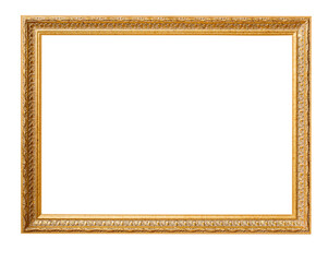 gold picture frame.