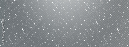 Christmas background. Powder dust light white PNG. Magic shining white dust. Fine, shiny dust particles fall off slightly. Fantastic shimmer effect.	
