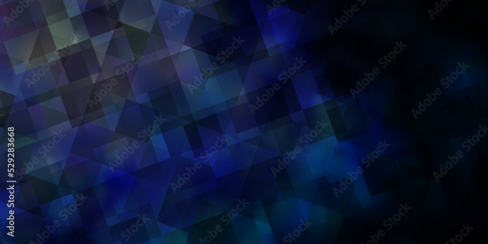 Fototapeta premium Dark Purple vector texture with triangular style.