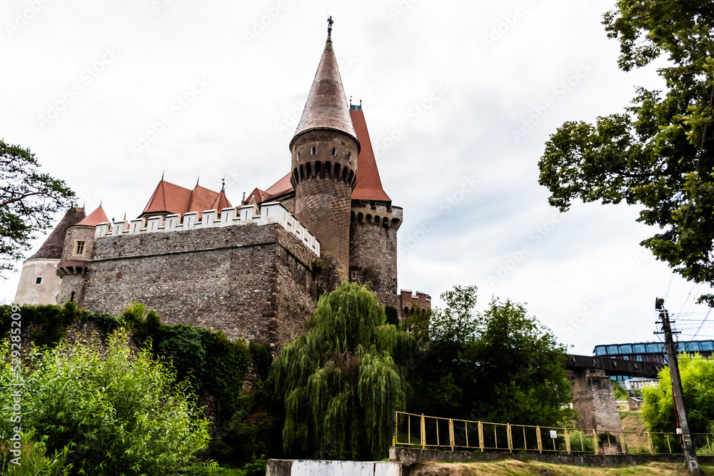 Corvin Castle, also known as Hunyadi Castle or Hunedoara Castle. Romania.