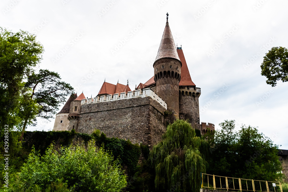 Corvin Castle, also known as Hunyadi Castle or Hunedoara Castle. Romania.