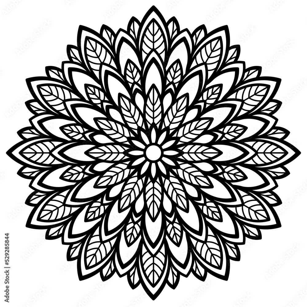 Mandala flower Yoga print Mandala flower Yoga print
