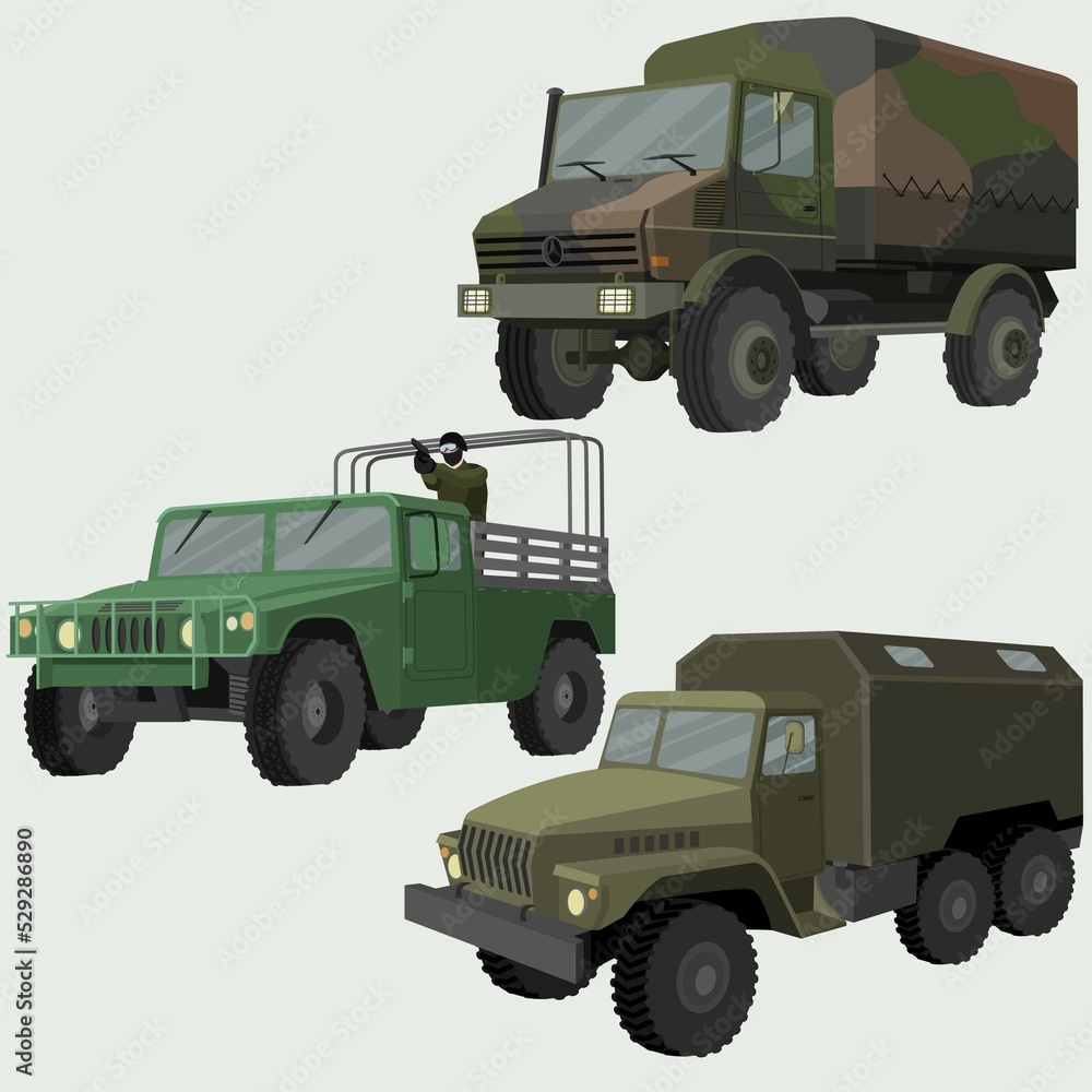 Obraz premium set of machines