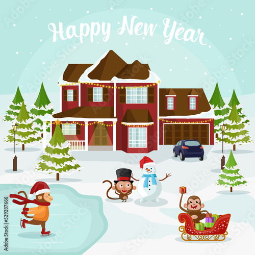 christmas greeting card