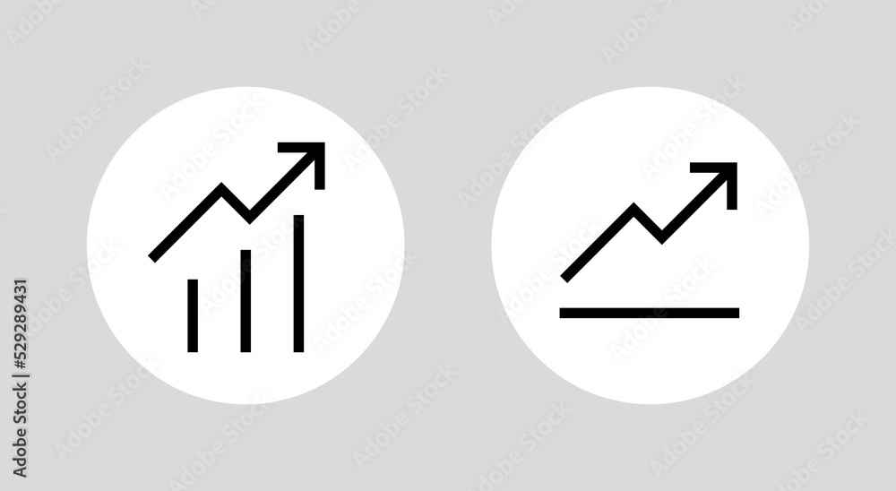 Up arrow icon, trend, hit. Pictogram for web or marketplace, clothing category. Isolated raster illustration on a white background. Up arrow icon, trend, hit. Pictogram for web or marketplace, clothing category. Isolated raster illustration on a white background.