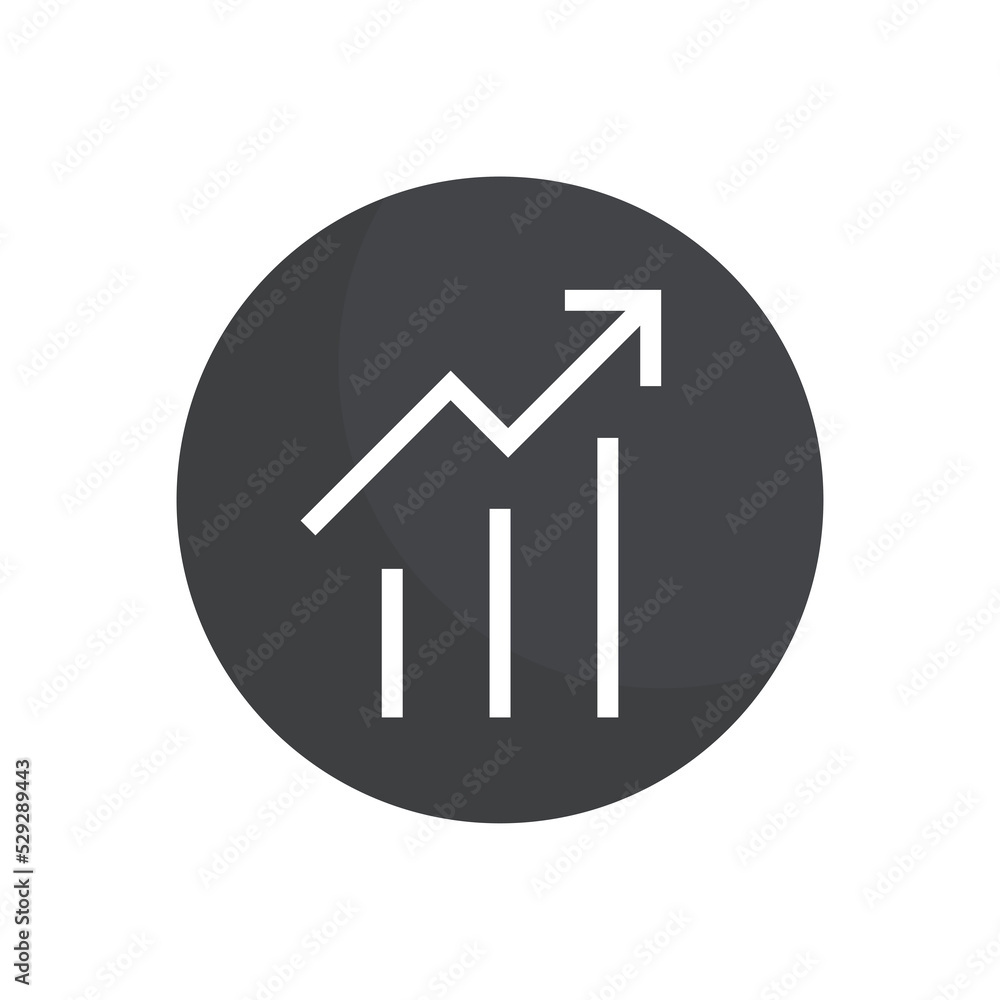 Up arrow icon, trend, hit. Pictogram for web or marketplace, clothing category. Isolated raster illustration on a white background. Up arrow icon, trend, hit. Pictogram for web or marketplace, clothing category. Isolated raster illustration on a white background.