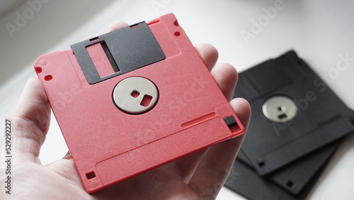 Floppy disk for storing information