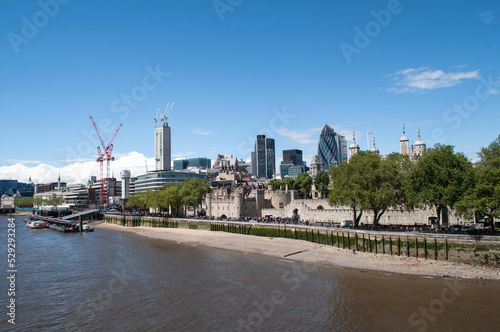 View of River Thames in London from Tower Bridge © Jan