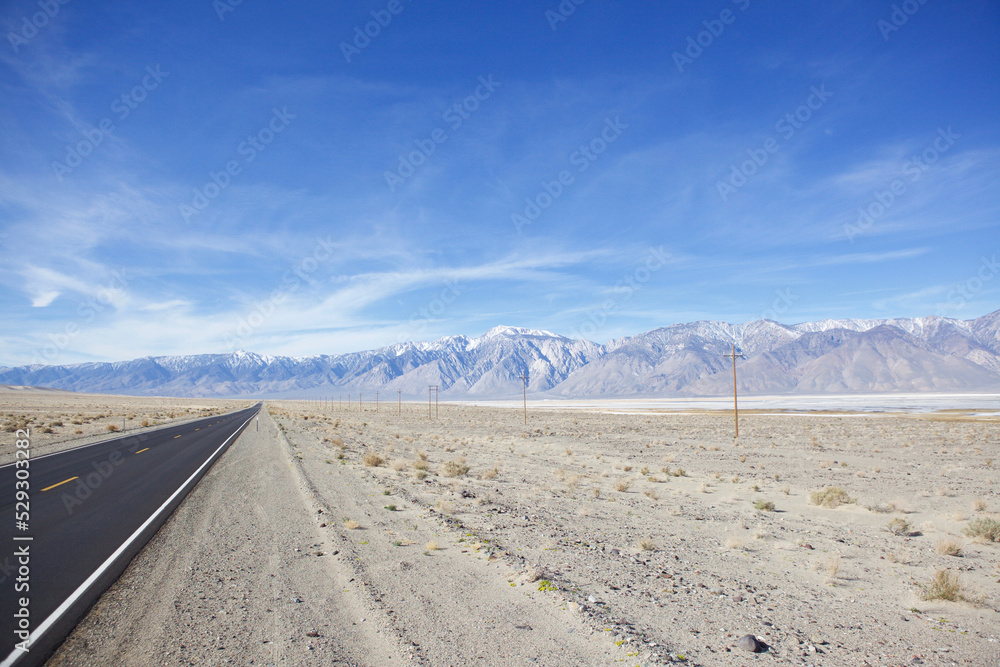 Scenic view of Death Valley National Park against sky Scenic view of Death Valley National Park against sky