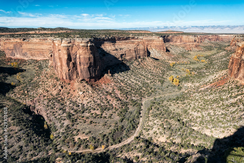 Rock formations at Colorado National Monument photo