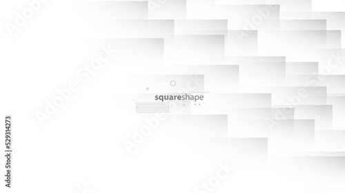 Abstract Modern Background with Squares White Gray Gradient Color