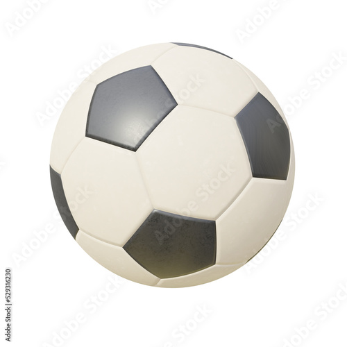 Classic soccer ball.