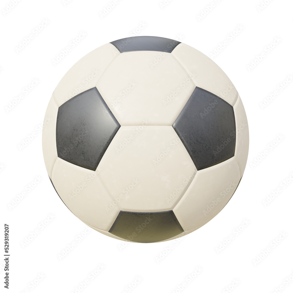 Fototapeta premium Leather soccer ball.