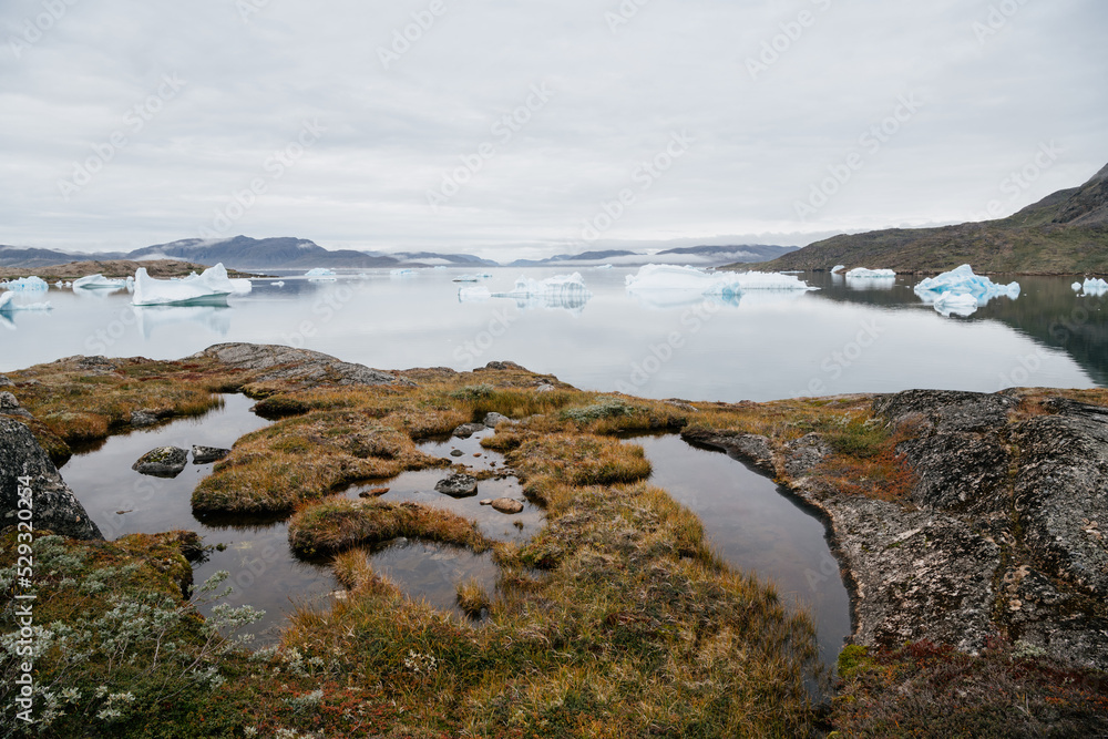 Icebergs in Narsaq Ilua fjord Icebergs in Narsaq Ilua fjord