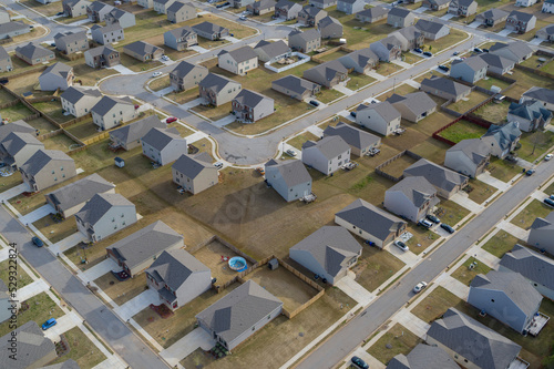 Suburban Housing in Lovejoy, near Atlanta, Georgia photo