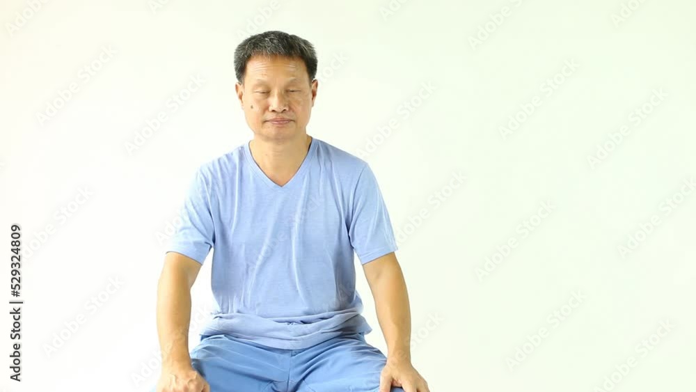 Close up Thai man , in studio Chiangmai Thailand Close up Thai man , in studio Chiangmai Thailand
