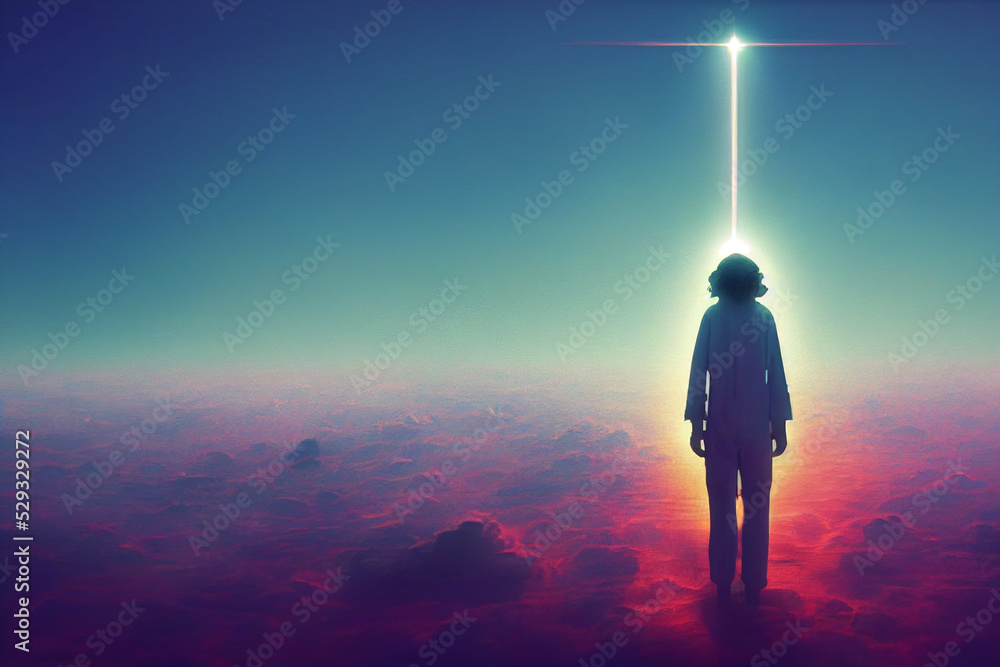 Jesus in the sky Jesus in the sky